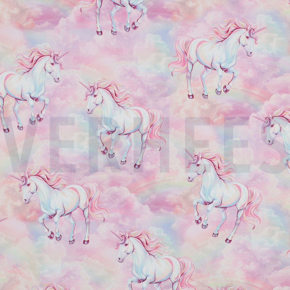 SOFTSHELL DIGITAL UNICORNS LIGHT PINK