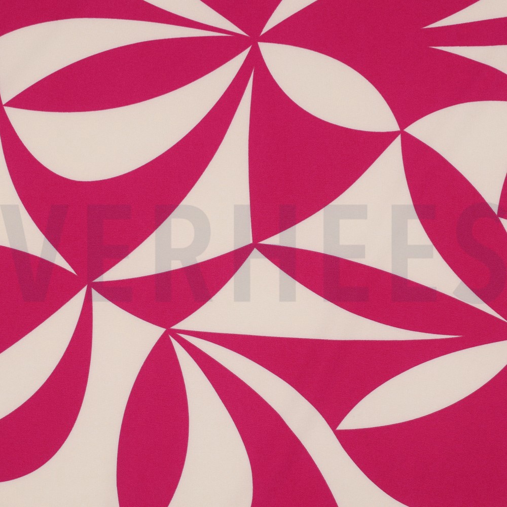 MAGNOLIA STRETCH GEOMETRIC FUCHSIA (hover)