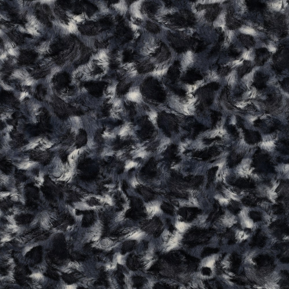 FAUX FUR ANIMAL NAVY