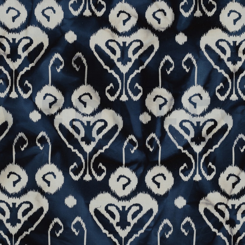 UNIQUE CRAFTED BATIK COTTON NAVY