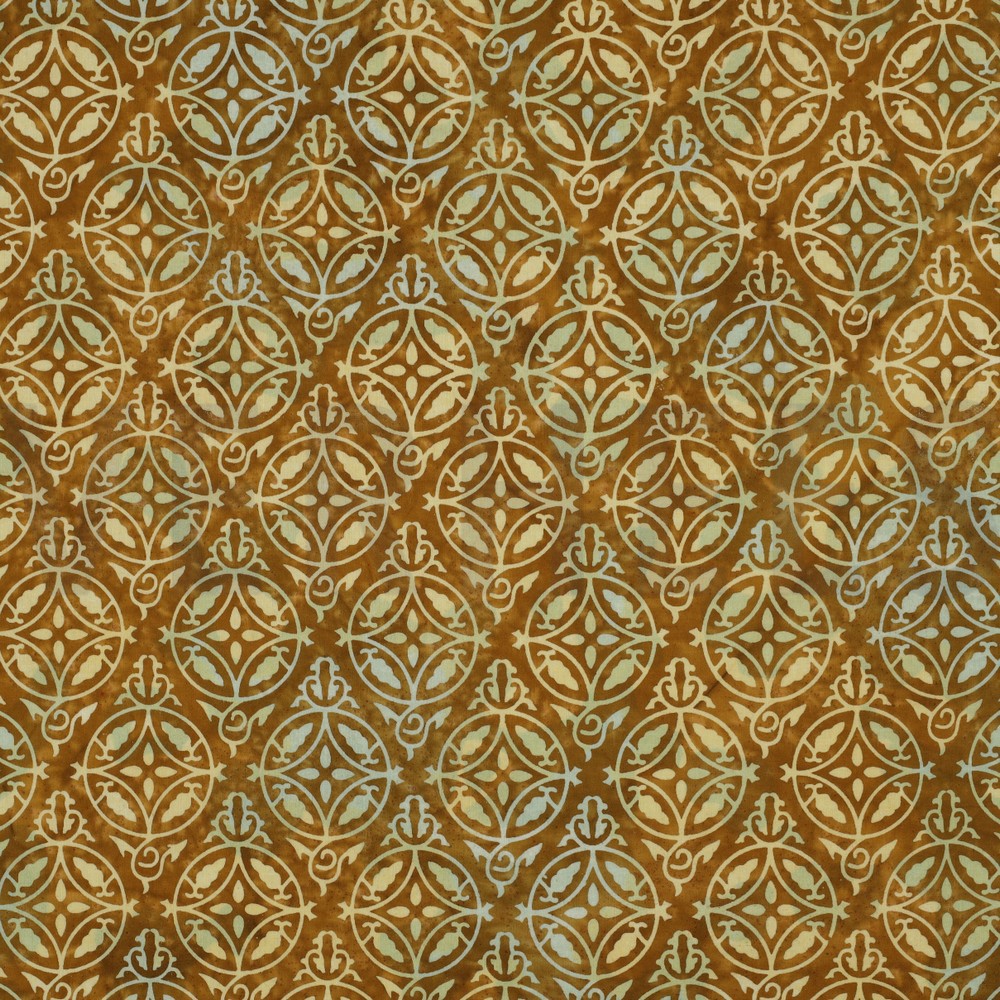 UNIQUE CRAFTED BATIK COTTON OCHRE