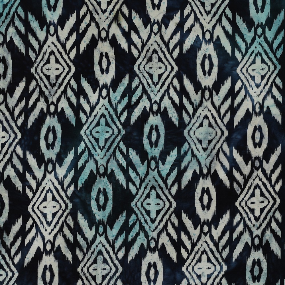 UNIQUE CRAFTED BATIK VISCOSE PETROL