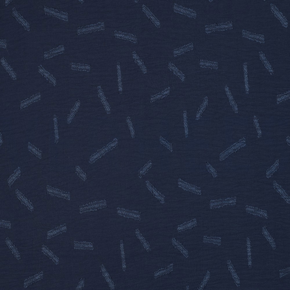 DOBBY JACQUARD STRIPES NAVY