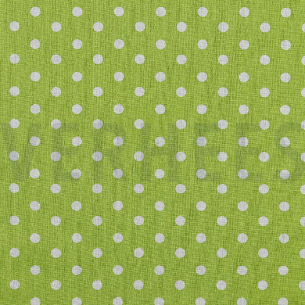 POPLIN DOTS LIME