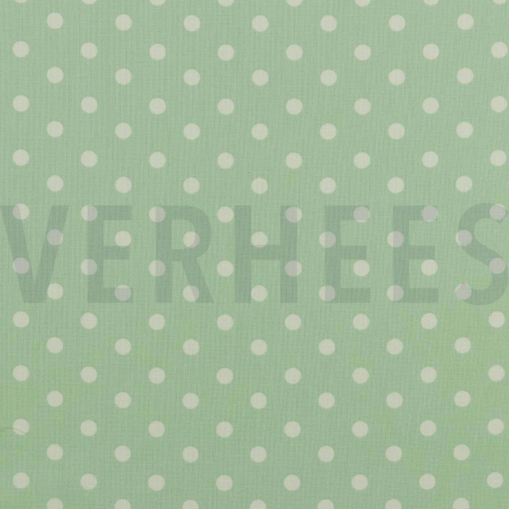 POPLIN DOTS MINT