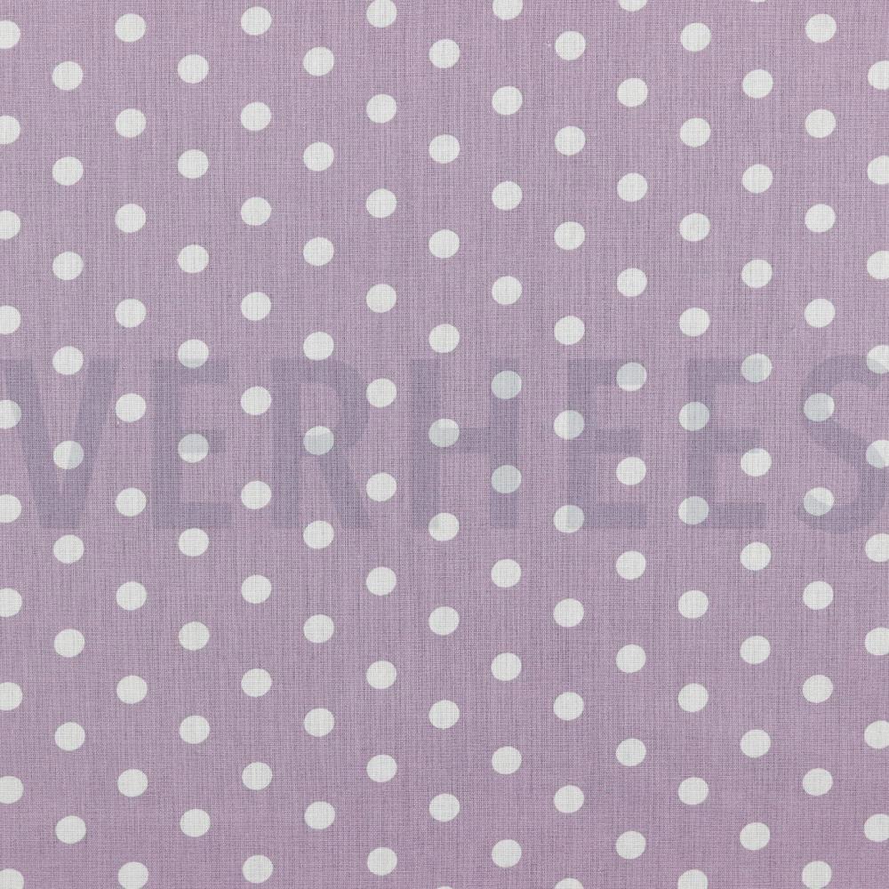 POPLIN DOTS LILAC