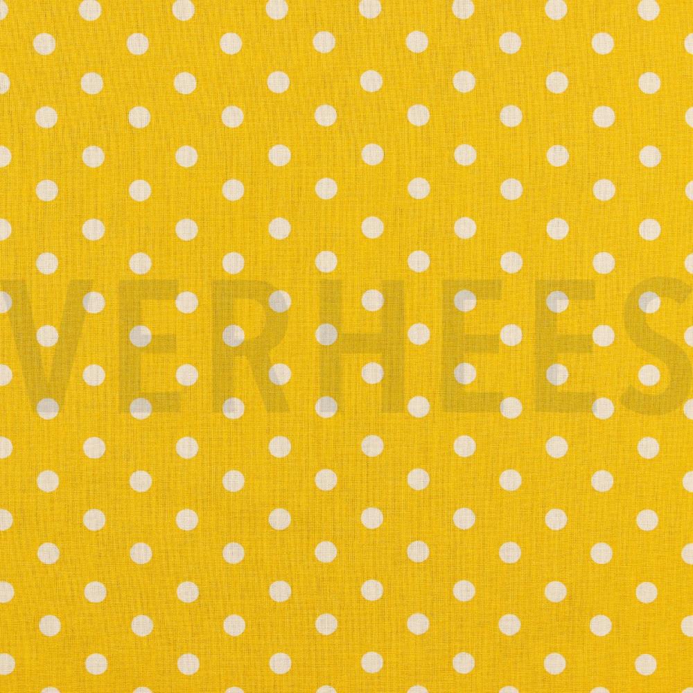 POPLIN DOTS YELLOW