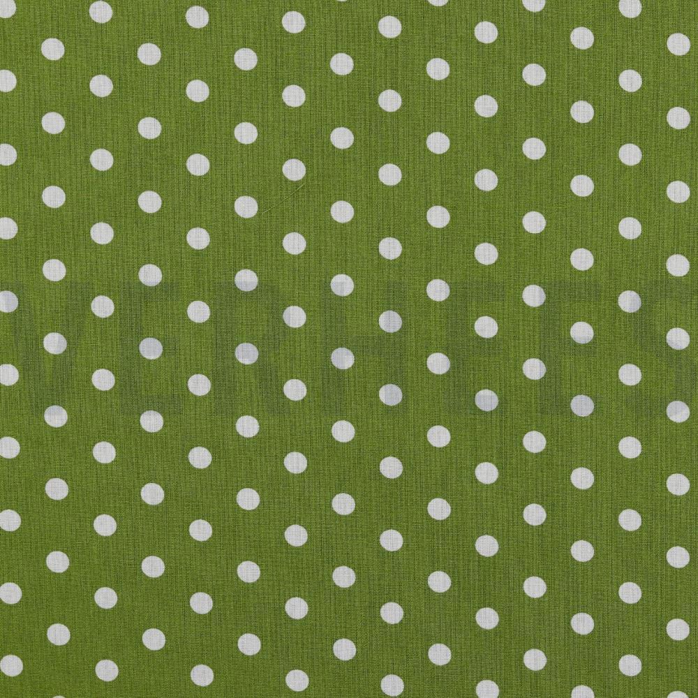 POPLIN DOTS GREEN