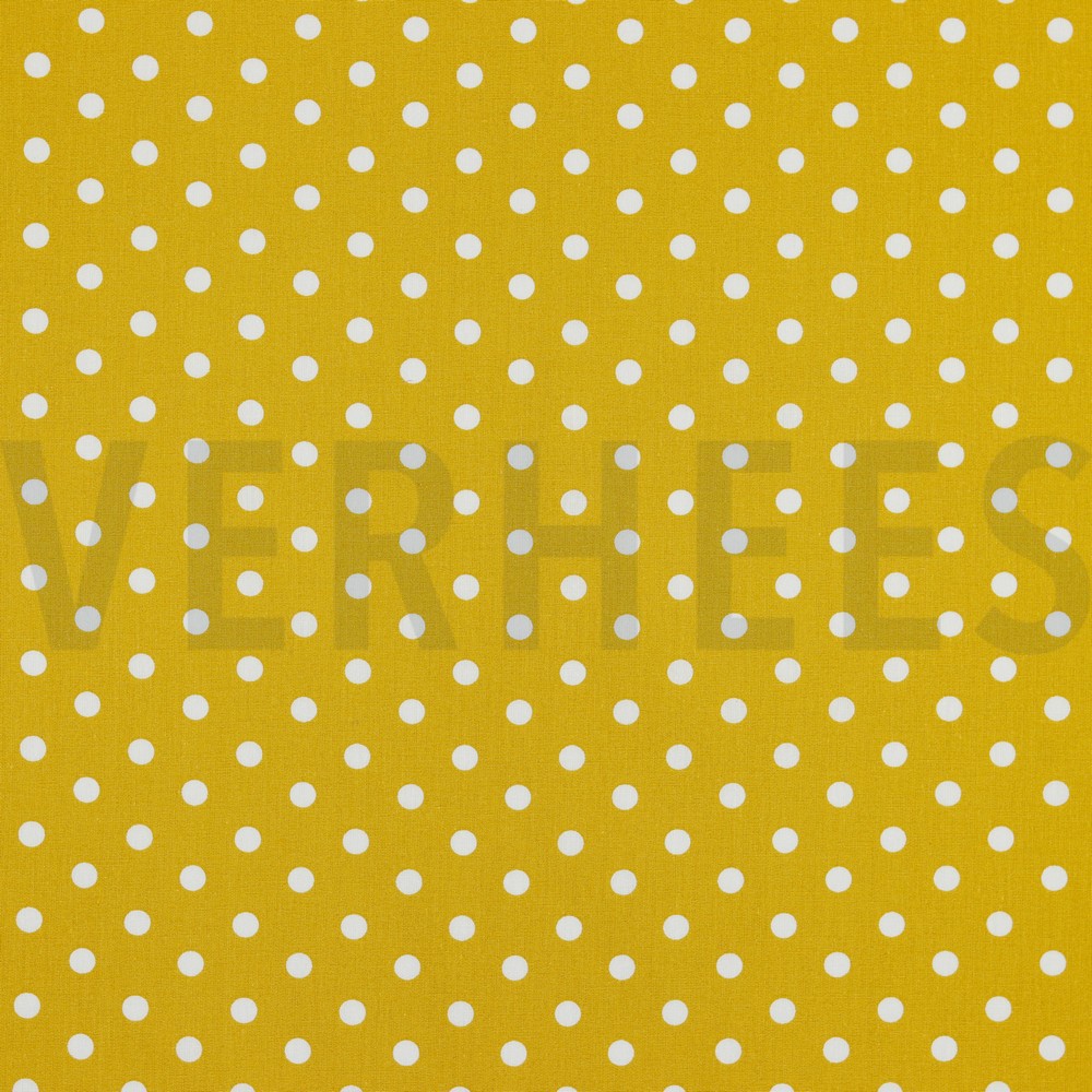 POPLIN DOTS OCHRE