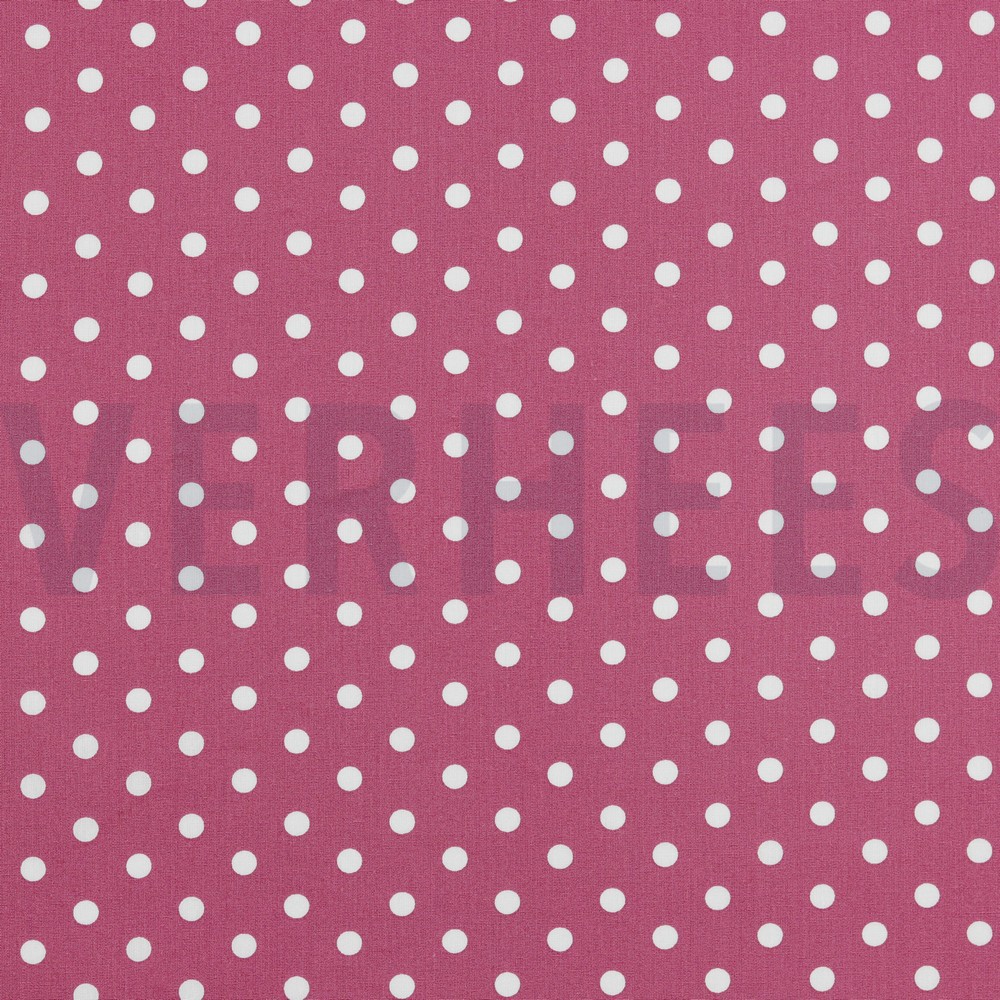 POPLIN DOTS MAUVE