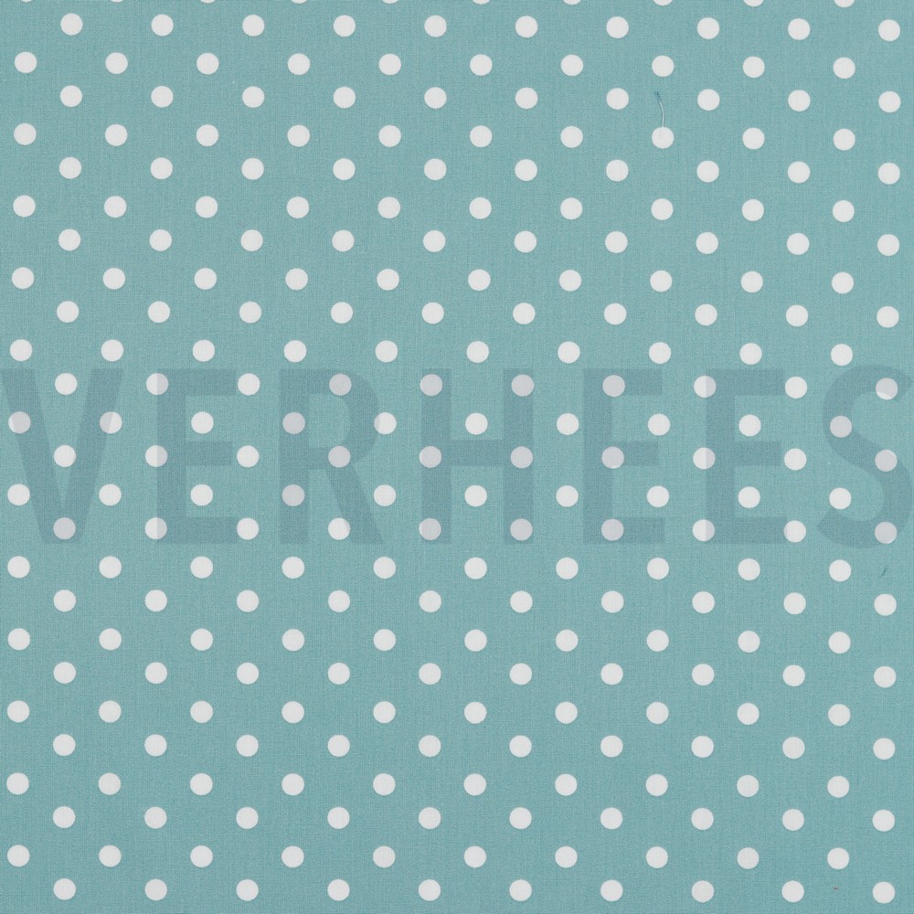 POPLIN DOTS OLD GREEN