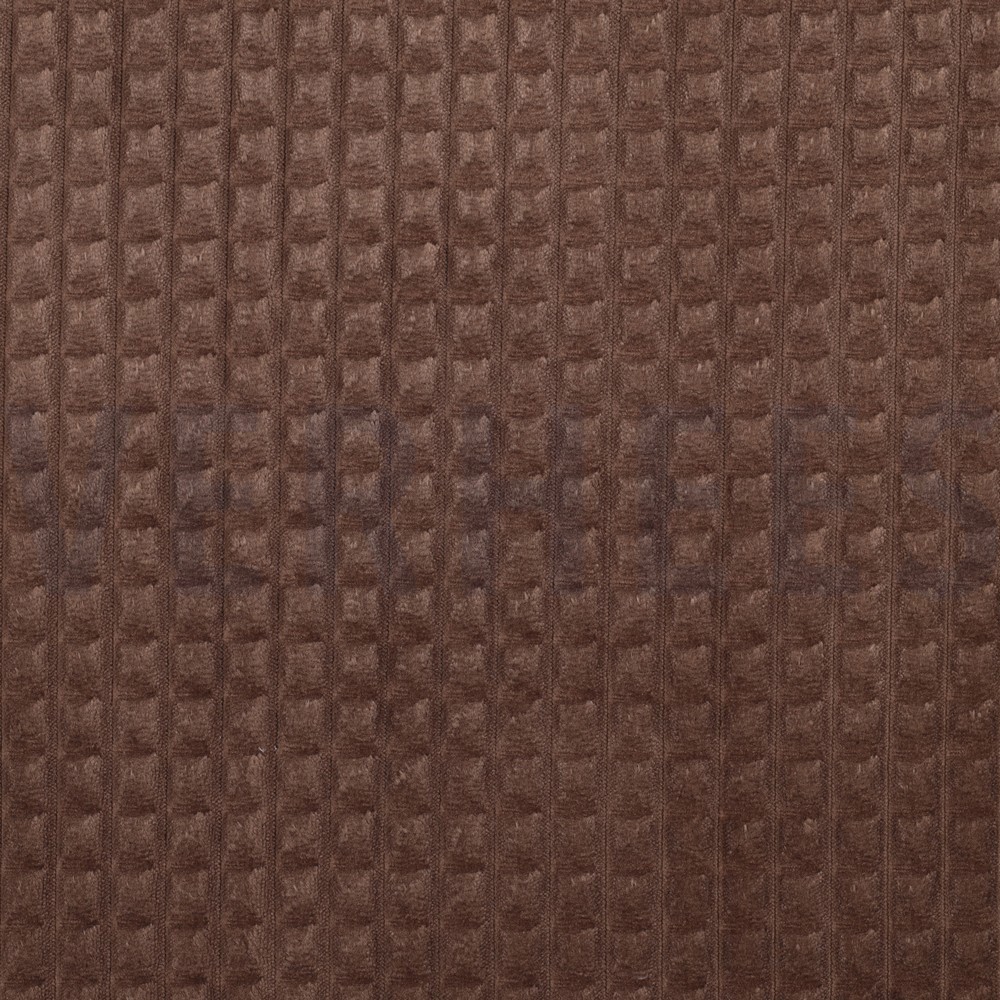 VELOURS DECO SQUARE BROWN