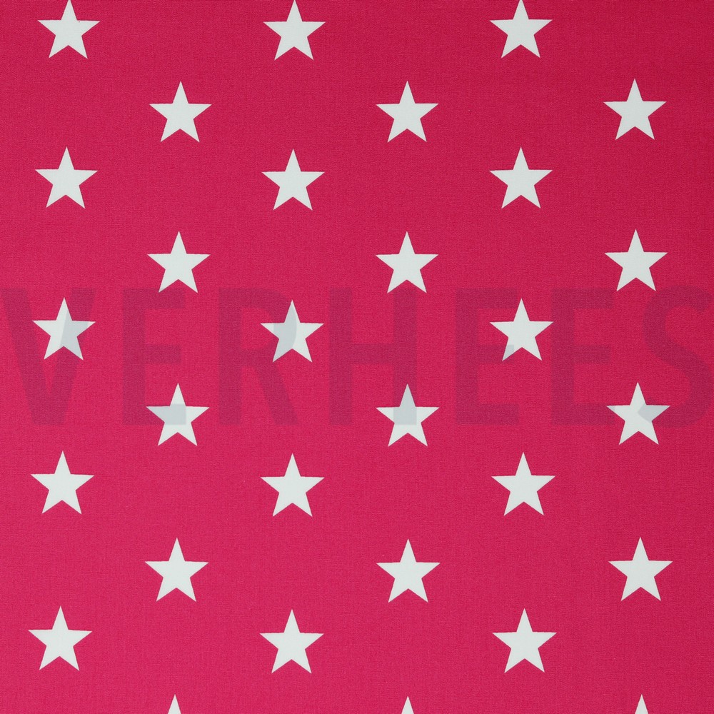 POPLIN STARS PINK