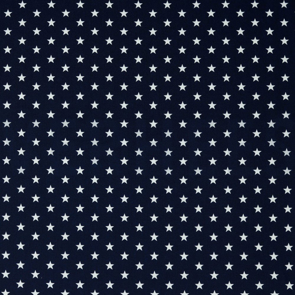 POPLIN PETIT STARS NAVY