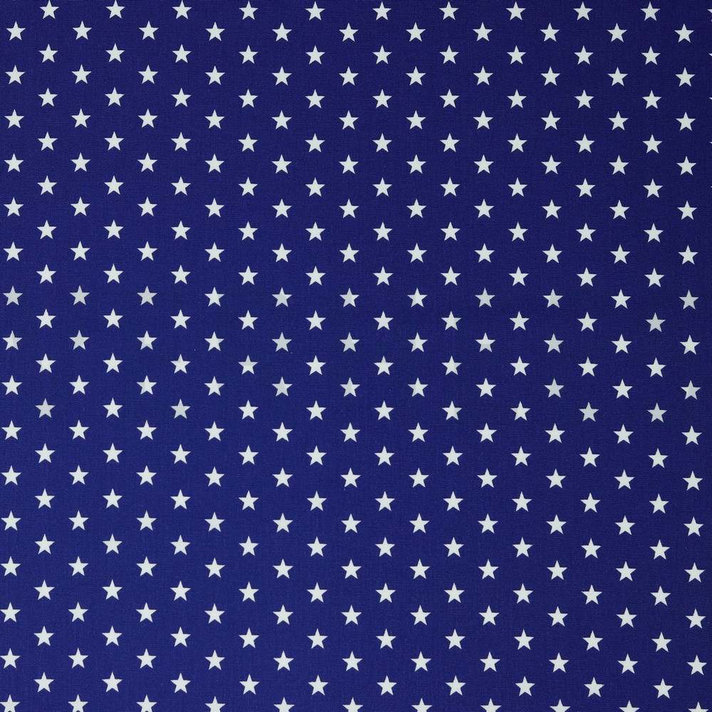 POPLIN PETIT STARS COBALT