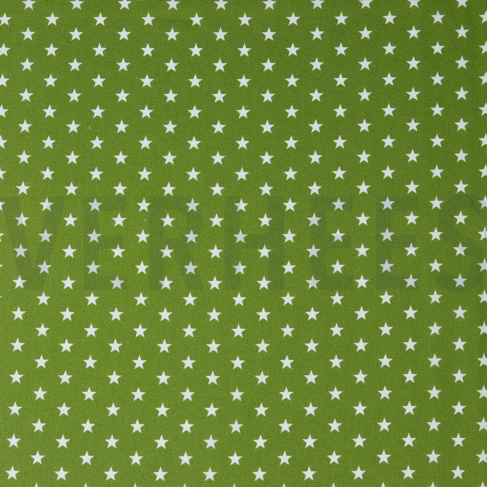 POPLIN PETIT STARS GREEN