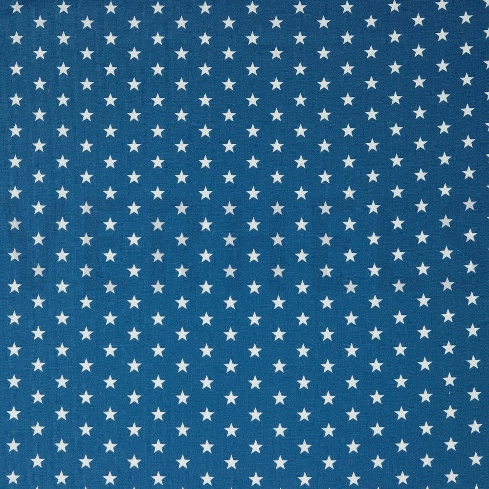 POPLIN PETIT STARS BLUE