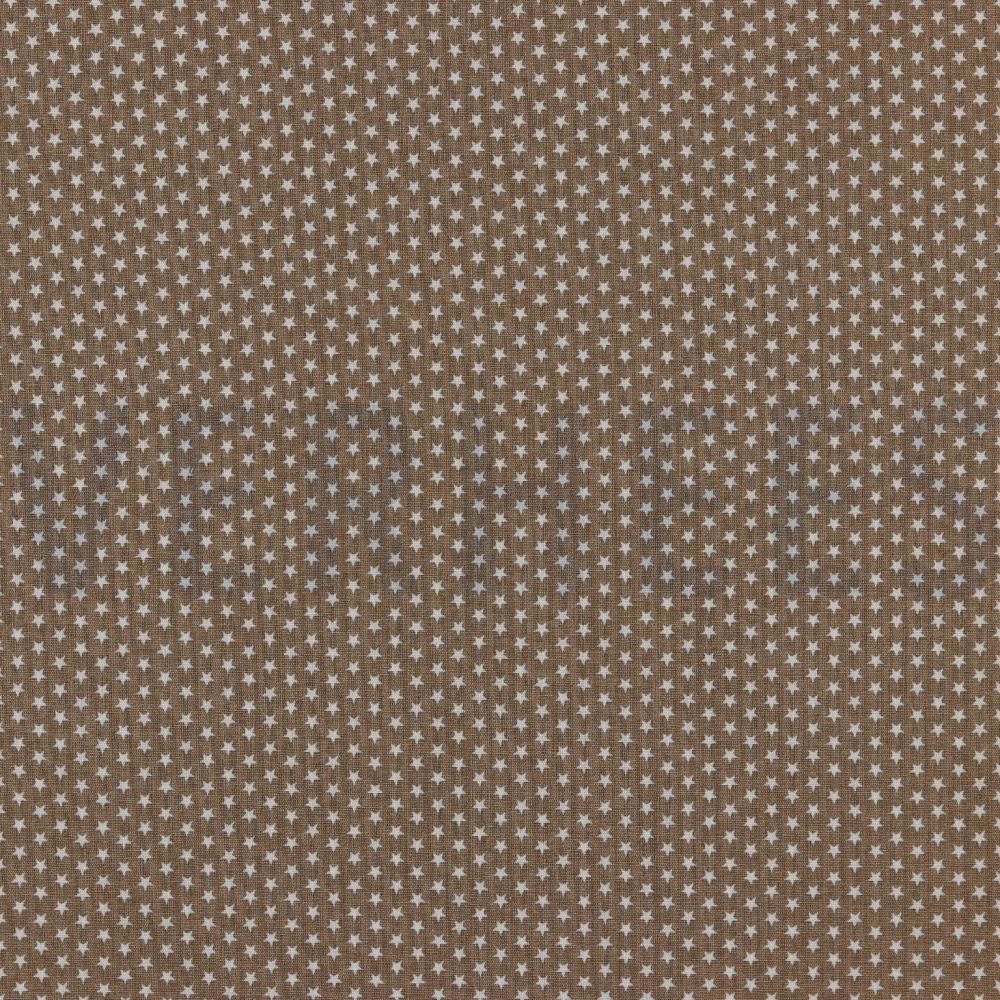 POPLIN MINI STARS TAUPE