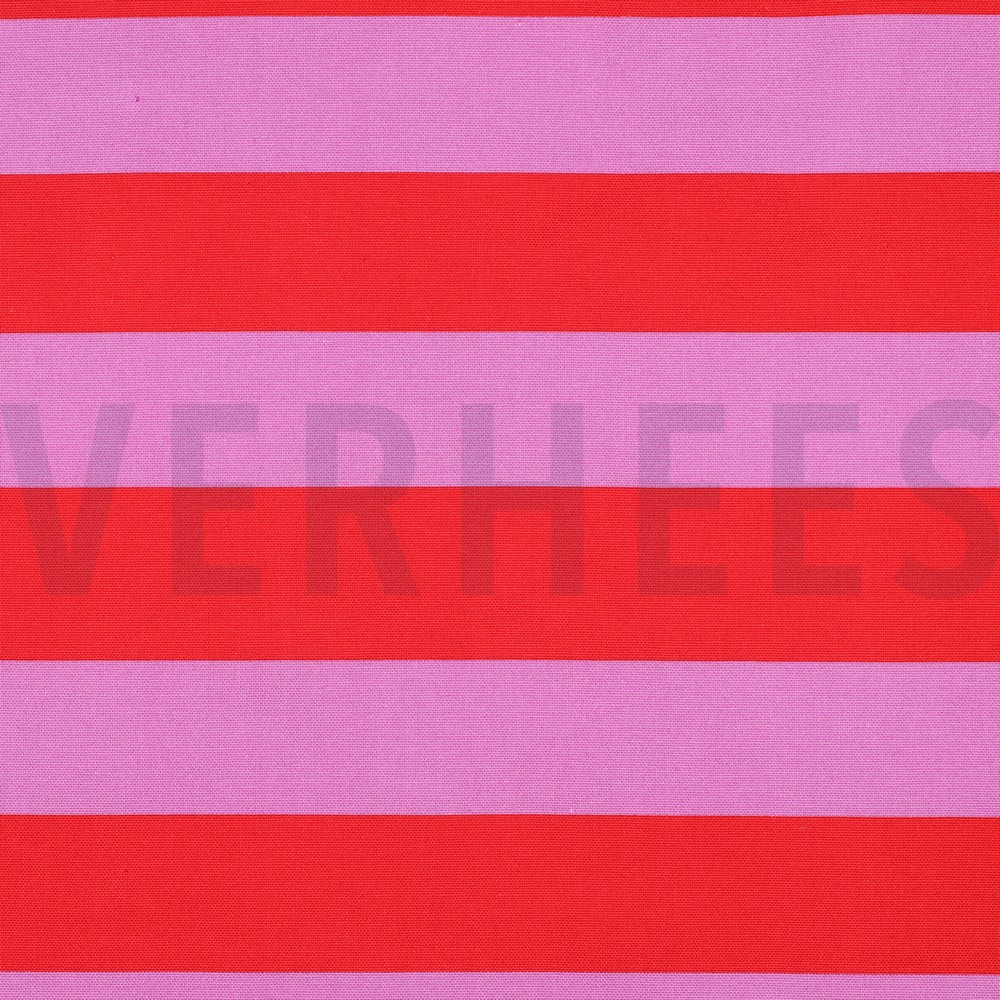 CANVAS STRIPES RED/MAUVE (hover)