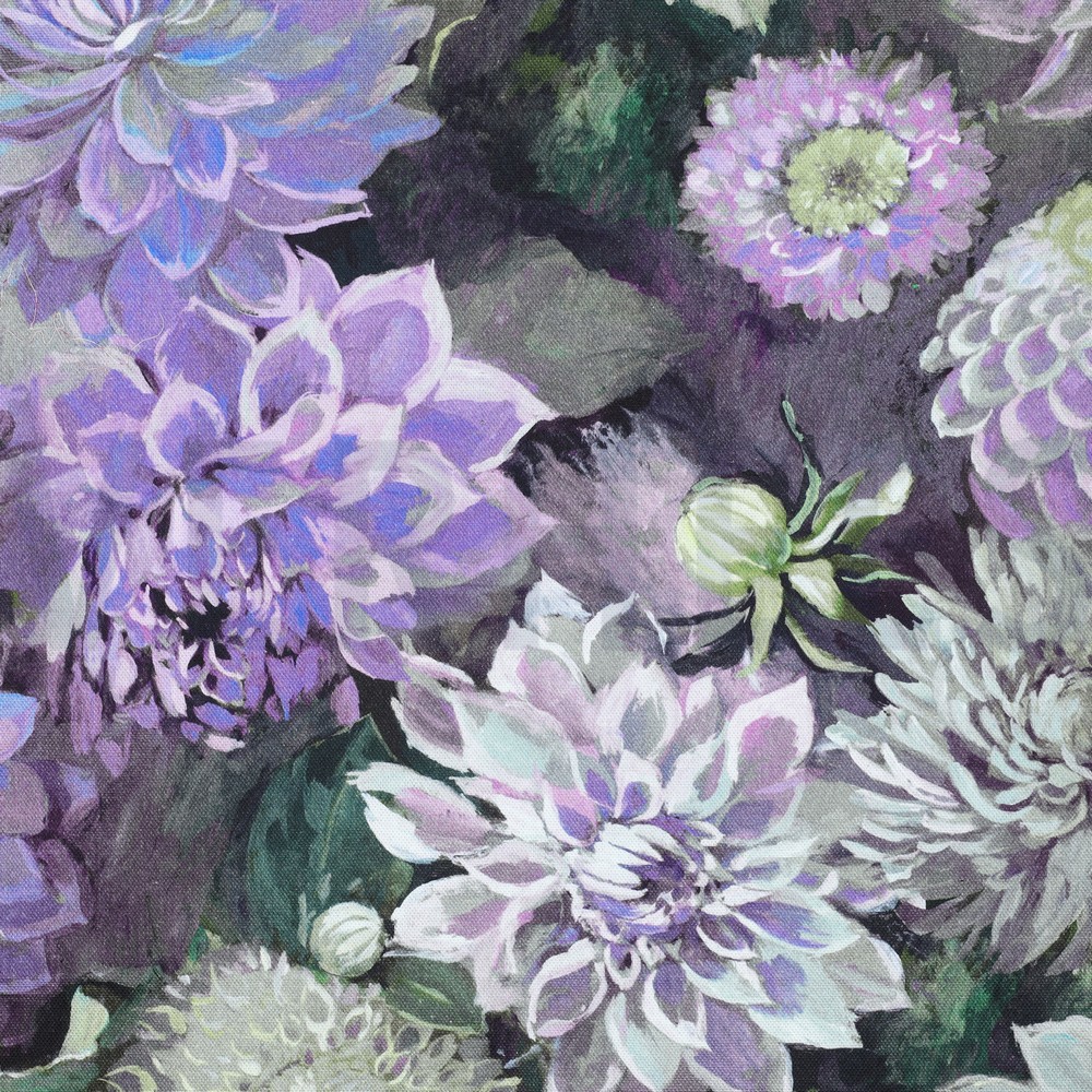 CANVAS DIGITAL FLOWERS PURPLE