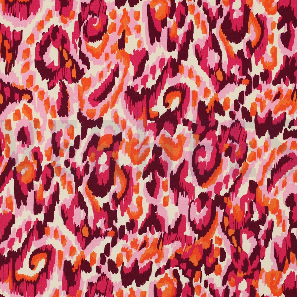 VISCOSE STRETCH IKAT FUCHSIA (hover)