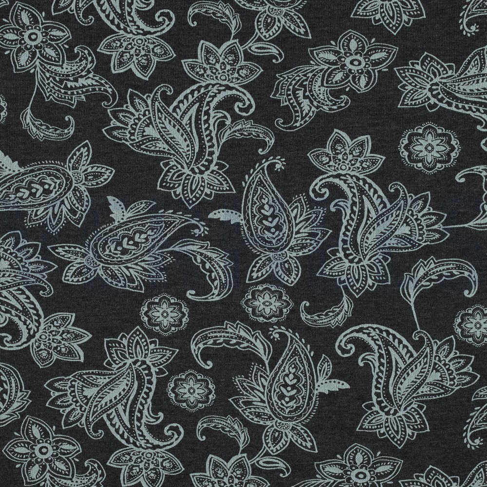 SWEAT MELANGE PAISLEY ANTHRACITE MELANGE