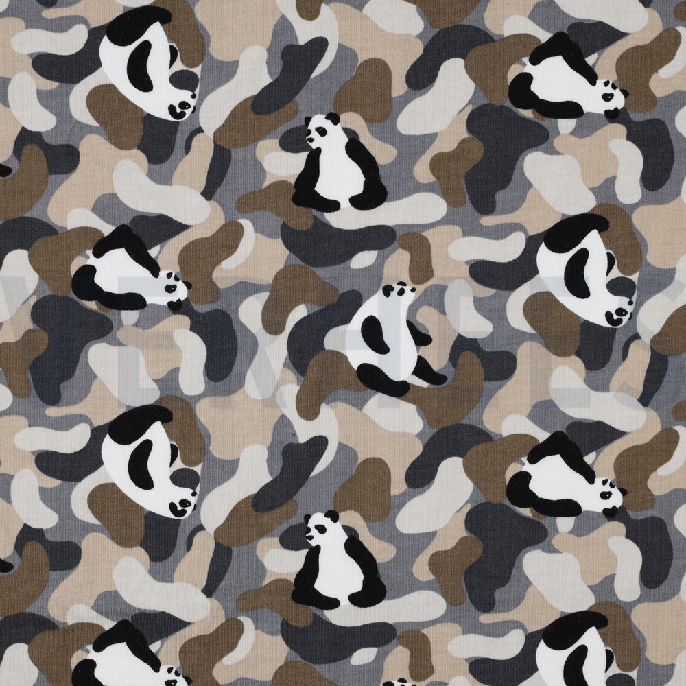 SOFT SWEAT PANDA CAMOUFLAGE GREY