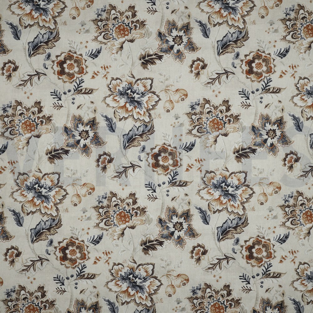 CANVAS DIGITAL FLOWERS LINEN