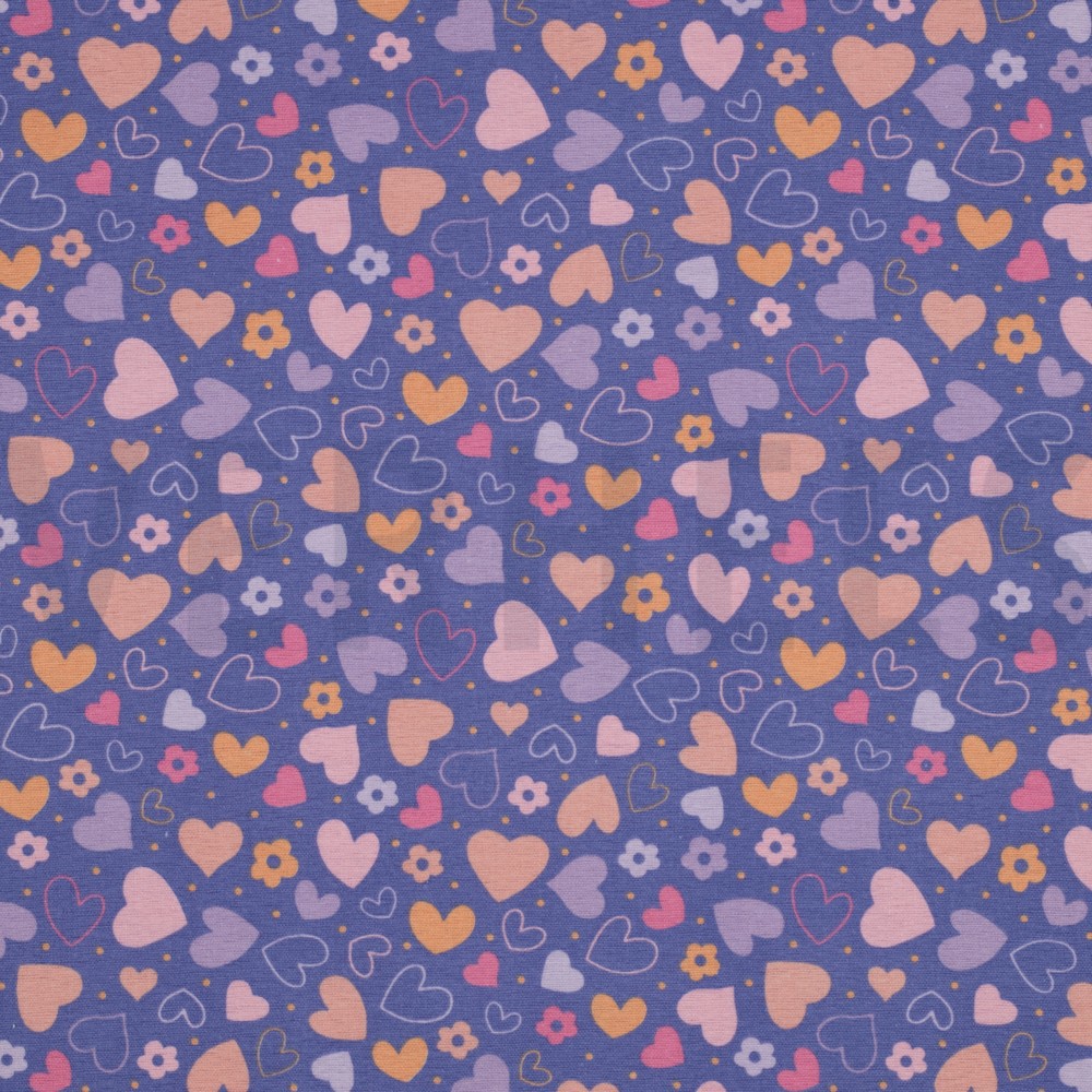 FLANNEL HEARTS LAVENDER