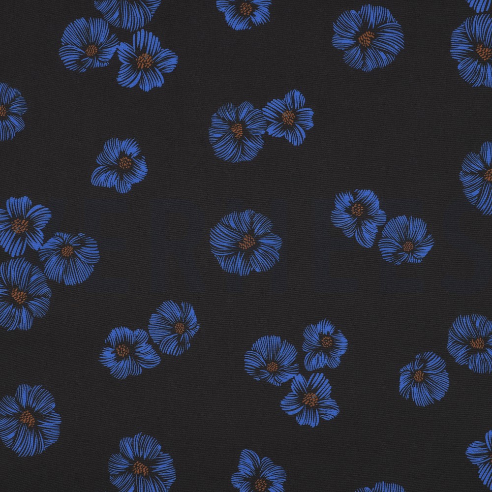 SOFTSHELL DIGITAL FLOWERS BLACK