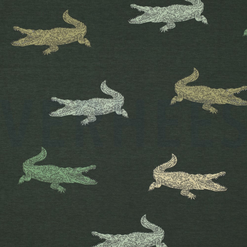 JERSEY CROCODILE ARMY GREEN