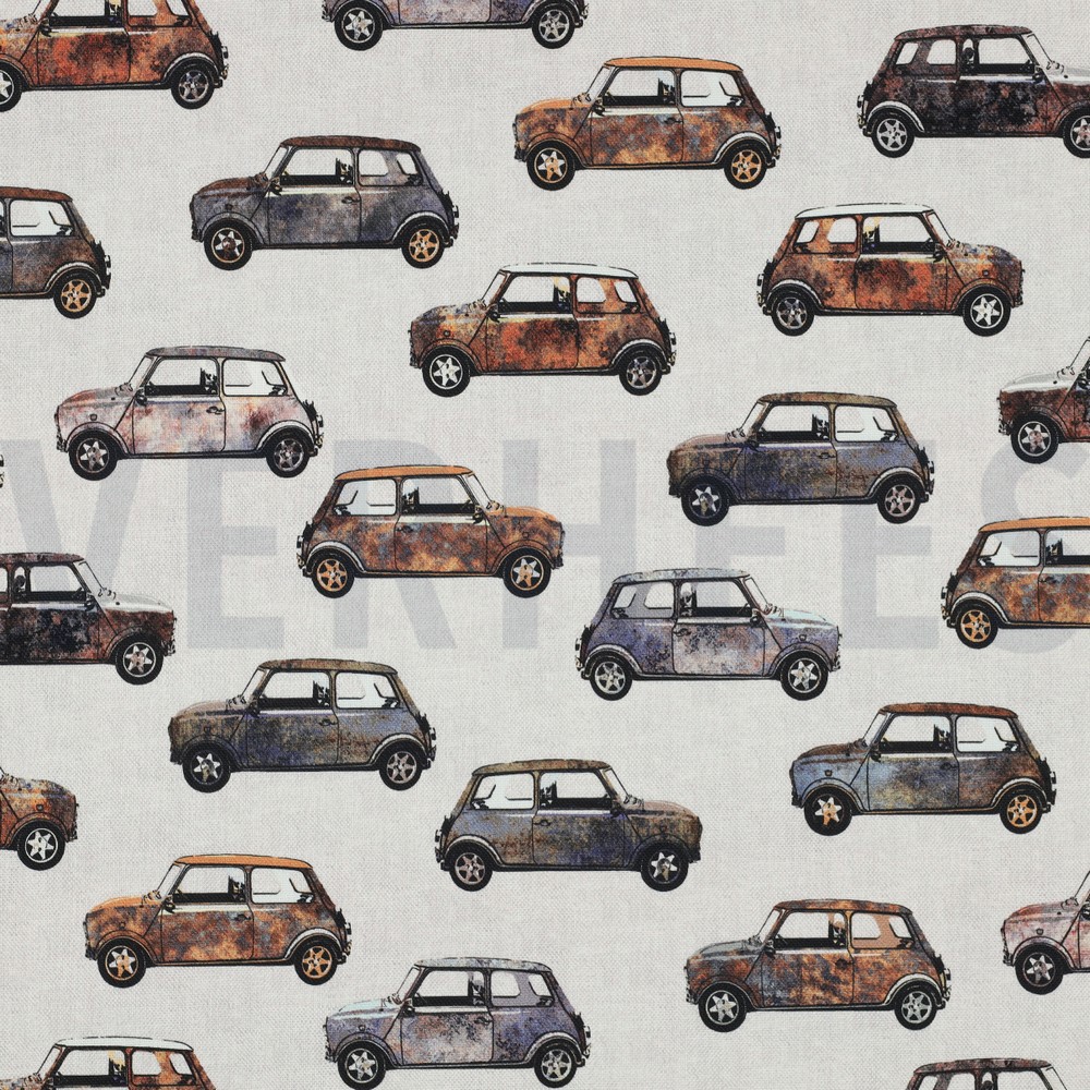 CANVAS DIGITAL CARS LINEN