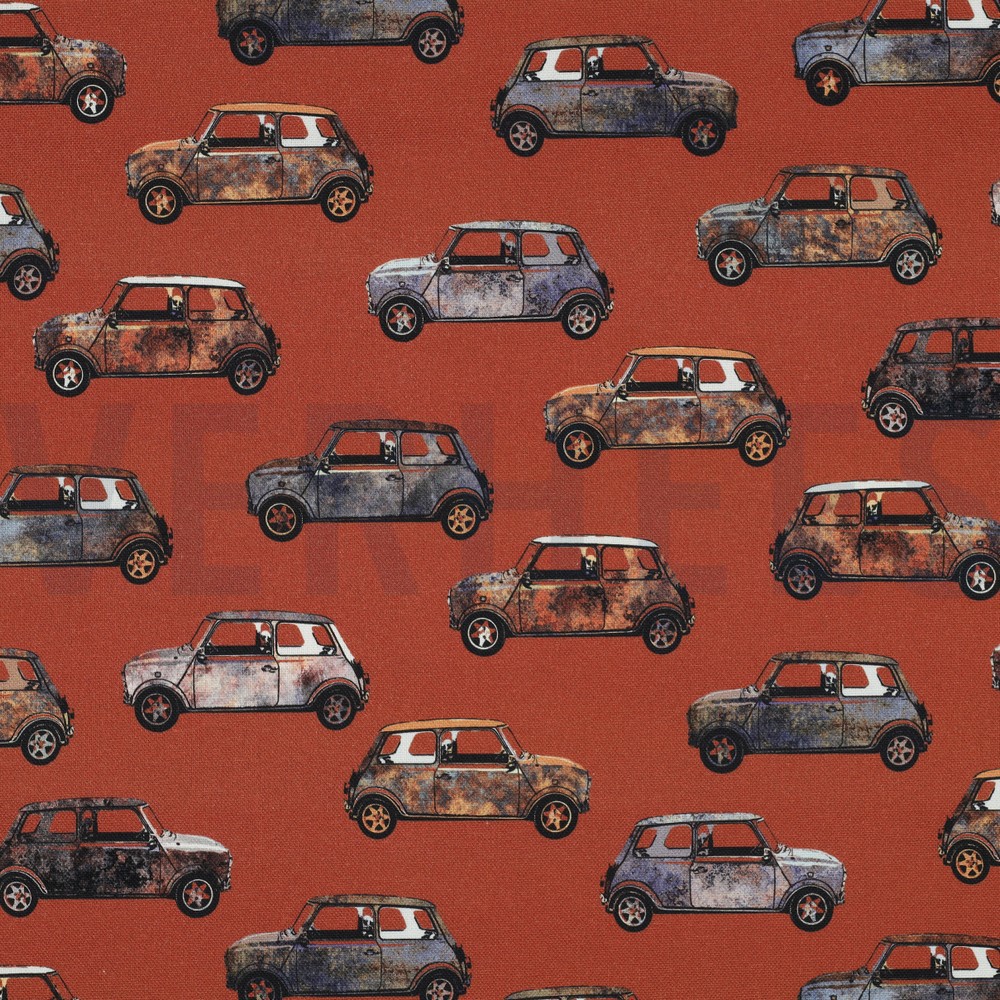 CANVAS DIGITAL CARS TERRACOTTA (hover)