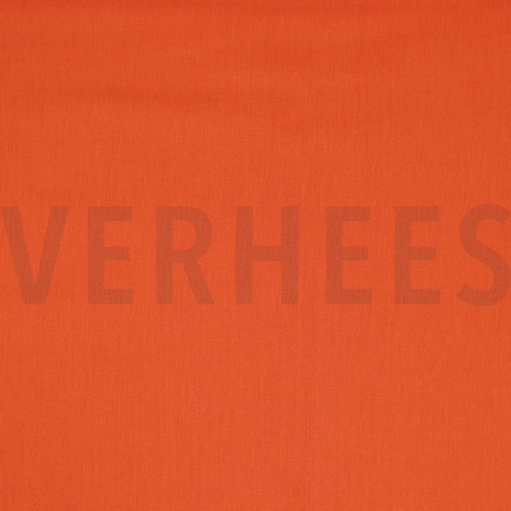 COTTON POPLIN FLAME ORANGE (hover)