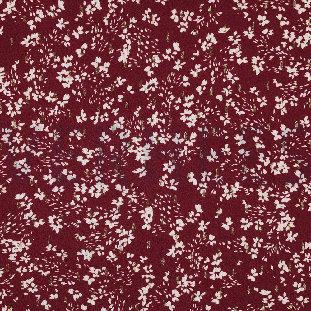 VISCOSE LUREX FLOWERS MAUVE (hover)