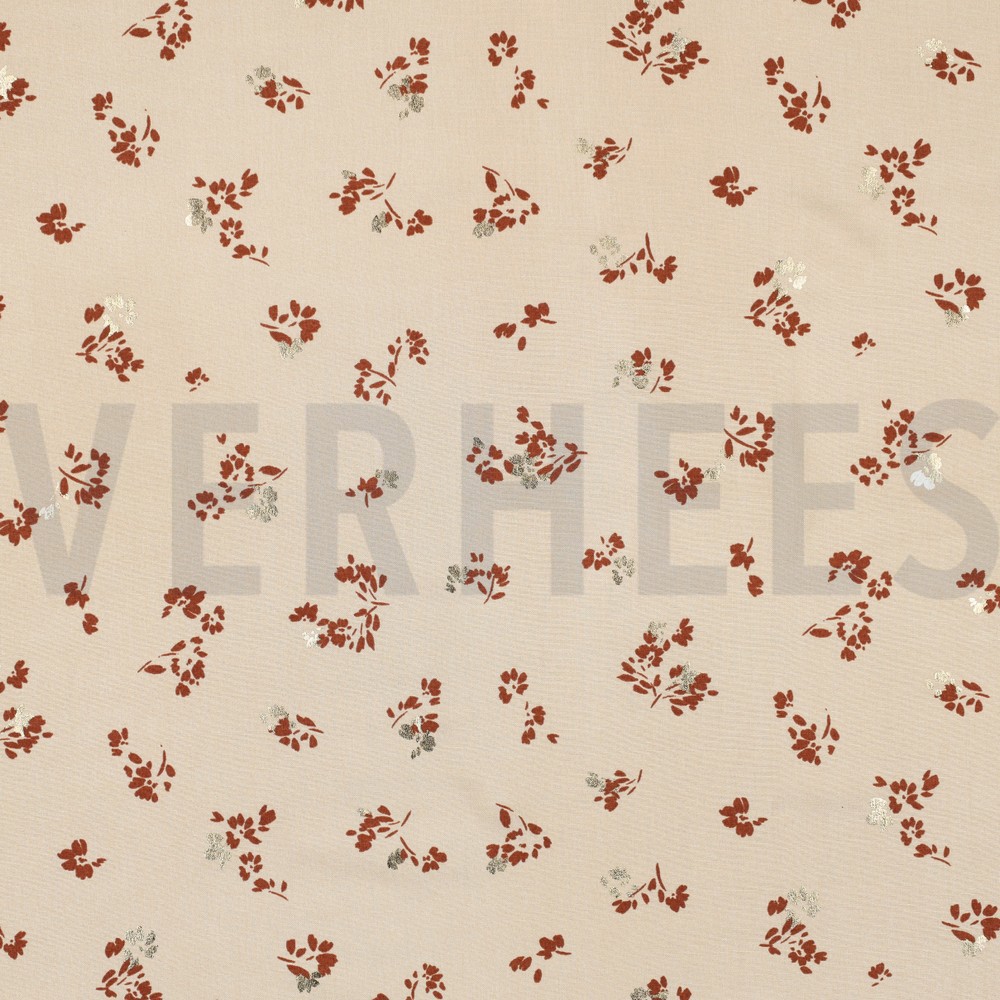 RADIANCE FOIL SMALL FLOWERS BEIGE (hover)