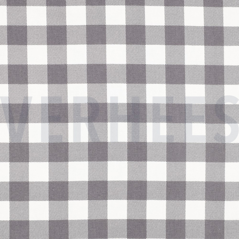 CANVAS WATERPROOF CHECK GREY