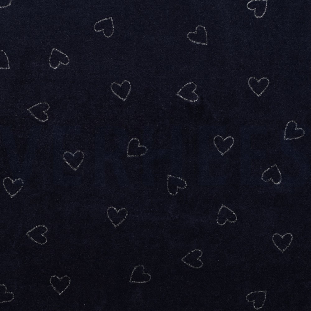 NICKY GLITTER HEARTS NAVY