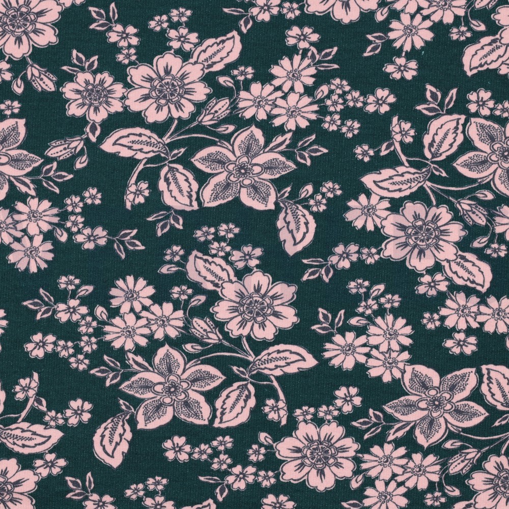 SOFT SWEAT FLOWERS EMERALD (hover)