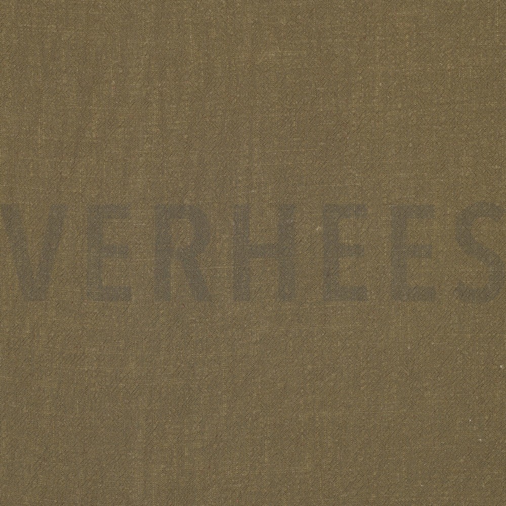 LINEN VISCOSE WASHED OLIVE (hover)