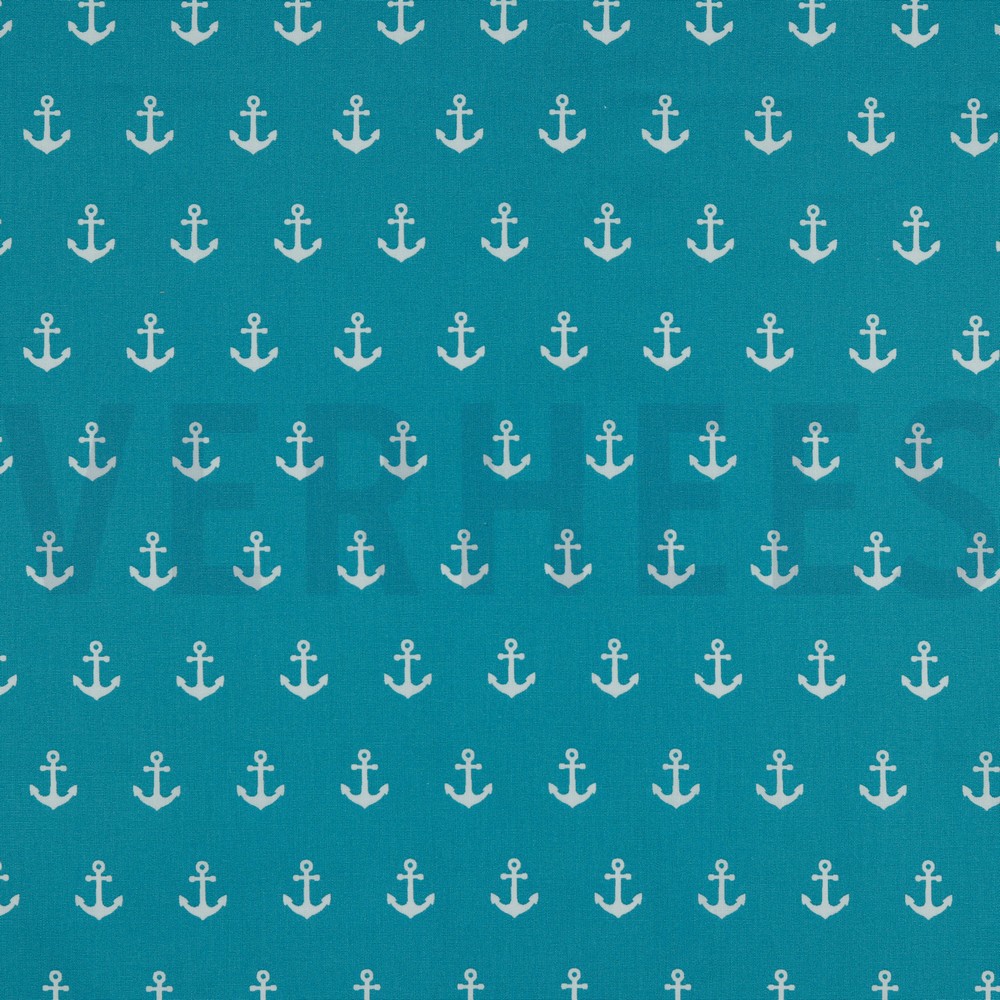 POPLIN ANCHOR TURQUOISE (hover)