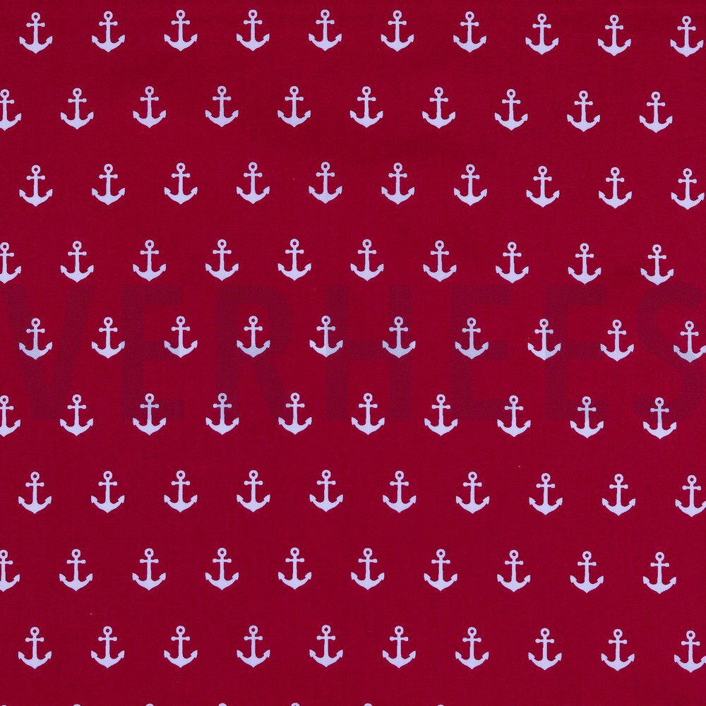 POPLIN ANCHOR CERISE