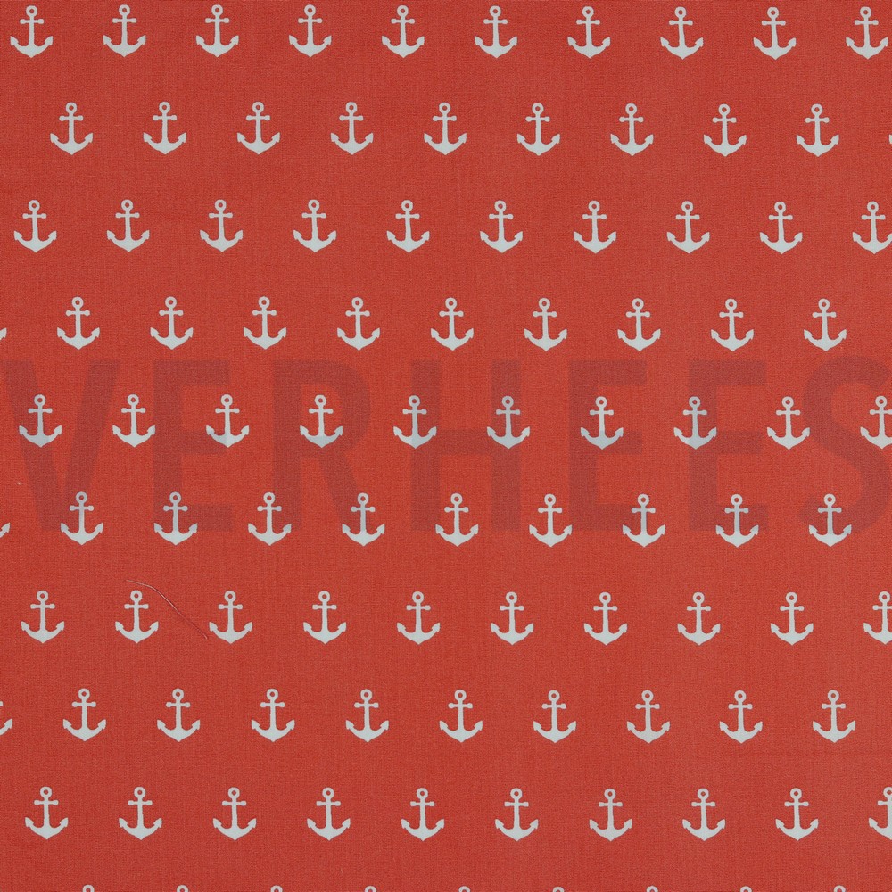 POPLIN ANCHOR CORAL