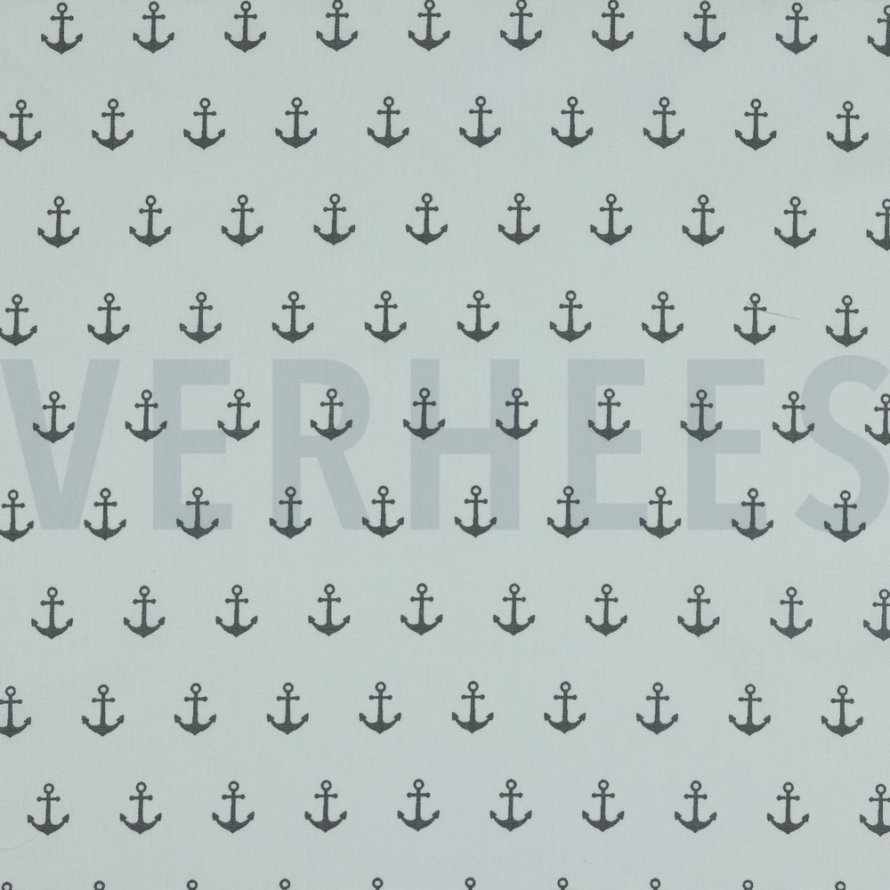 POPLIN ANCHOR WHITE/GREY (hover)