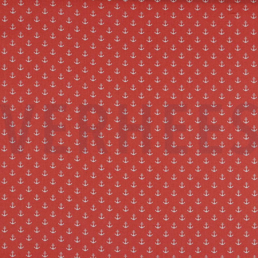 POPLIN PETIT ANCHOR CORAL (hover)