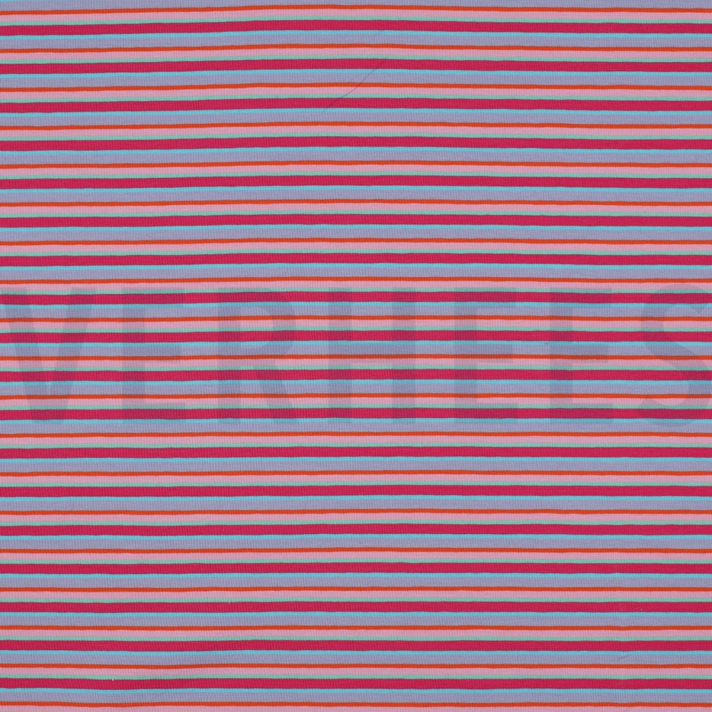 COTTON JERSEY YARN DYED STRIPES MULTICOLOUR