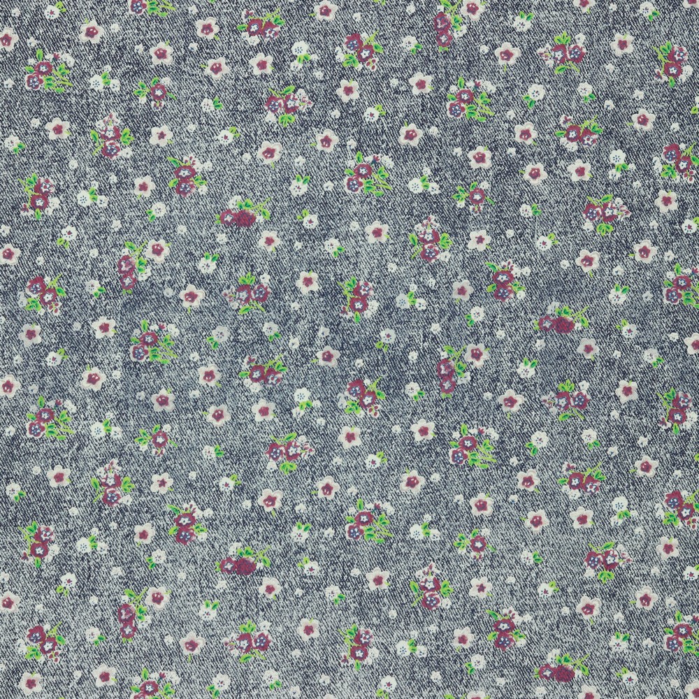 JEANS PURPLE FLOWERS DARK (hover)