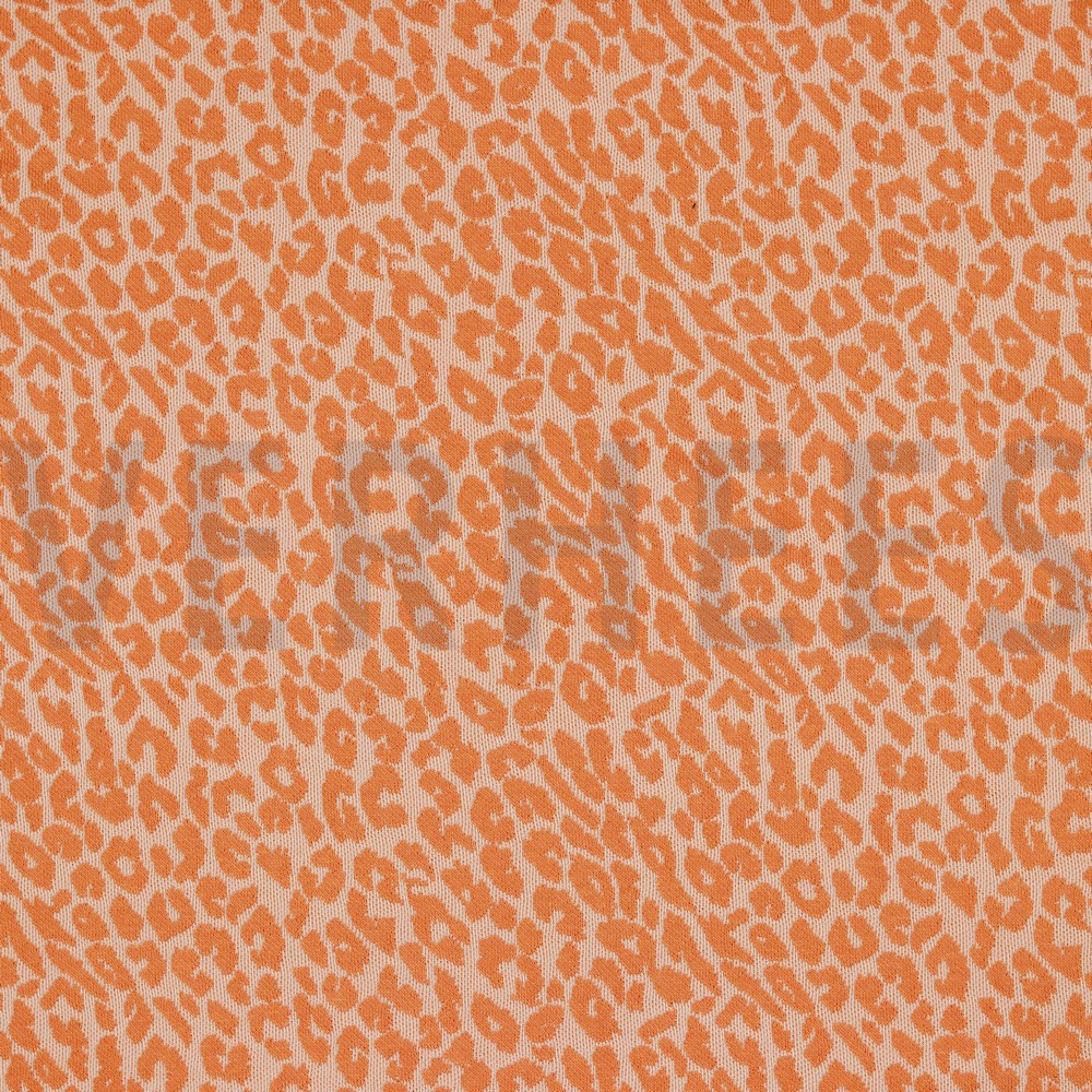 JACQUARD ANIMAL SKIN LIGHT SALMON/CORAL