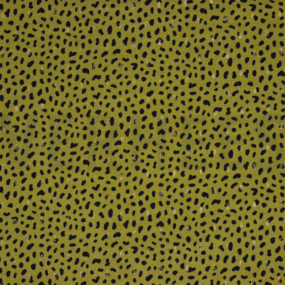 VISCOSE LUREX DOTS MOSS GREEN (hover)