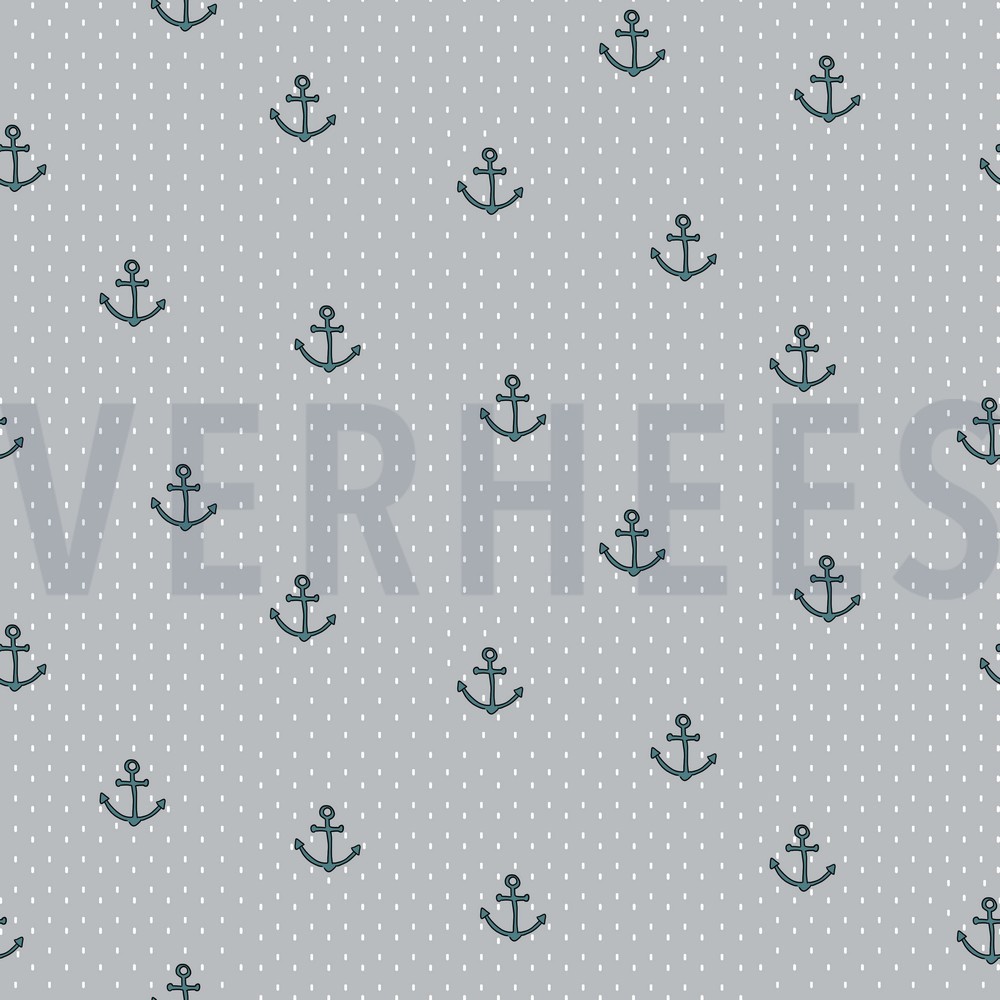 POPLIN BABY MARITIME LIGHT GREY  (hover)